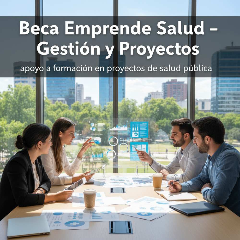 Beca Emprende Salud – Gestión y Proyectos: apoyo a formación en proyectos de salud pública