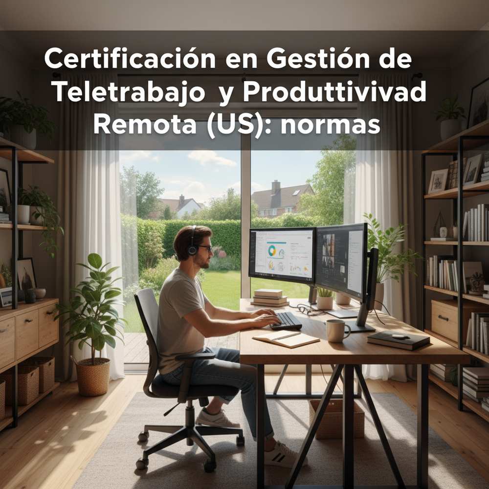 Certificación en Gestión de Teletrabajo y Productividad Remota (US): normas