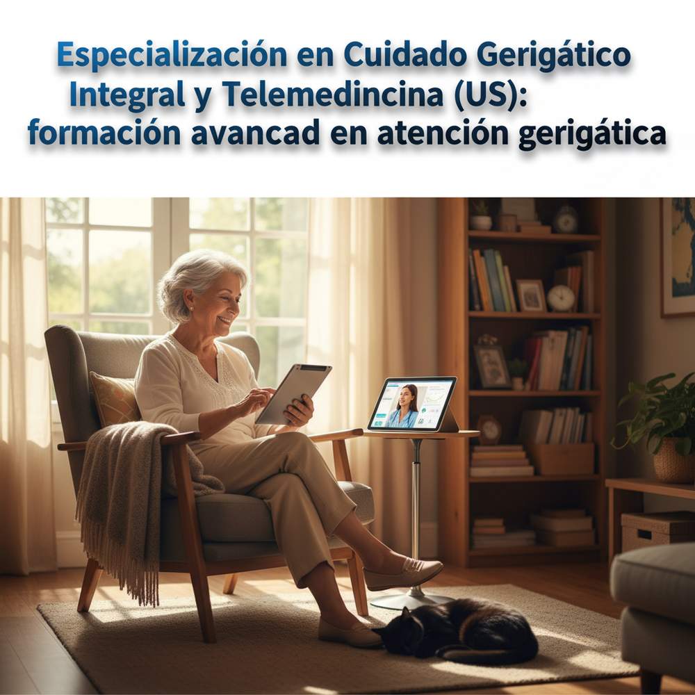 Especialización en Cuidado Geriátrico Integral y Telemedicina (US): formación avanzada en atención geriátrica