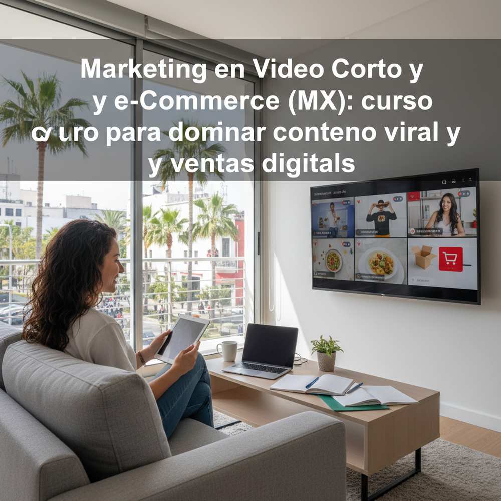 Marketing en Video Corto y e-Commerce (MX): curso para dominar contenido viral y ventas digitales