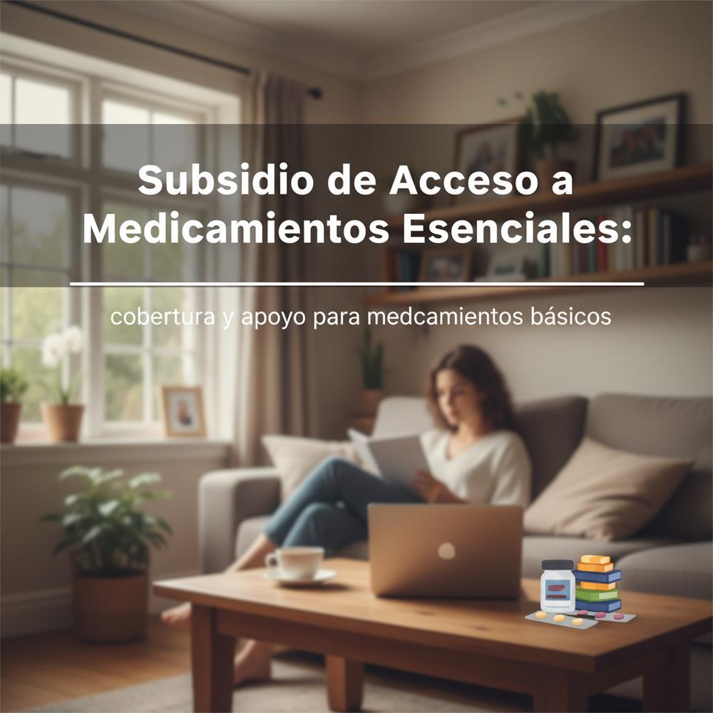 Subsidio de Acceso a Medicamentos Esenciales: cobertura y apoyo para medicamentos básicos